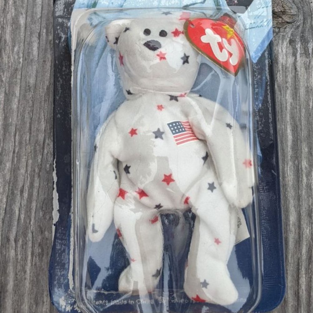 4th of July Patriotic Ty Beanie Babies Set of 3 Bundle - Picture 8 of 16